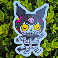 Image 2 of Kuromi Calavera Vinyl Sticker