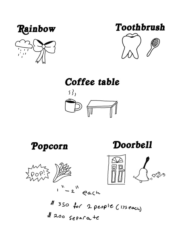 Image of Shared word tattoos