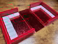 Image 10 of Red Hand Painted Handmade Magnetic Watercolor Shrine: Empty or Full of Watercolors