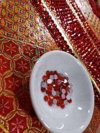 Image 12 of Red Hand Painted Handmade Magnetic Watercolor Shrine: Empty or Full of Watercolors