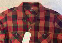 Image 2 of Bedwin & the Heartbreakers 2012aw “rick” plaid flannel shirt, size 2 (fits S/M)