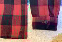 Image 6 of Bedwin & the Heartbreakers 2012aw “rick” plaid flannel shirt, size 2 (fits S/M)