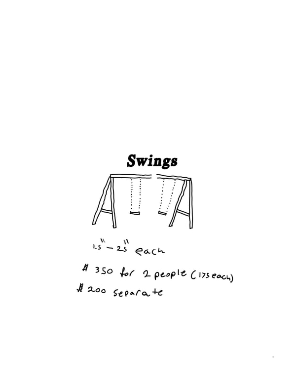 Image of 2 Person Swings