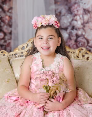 Image of 12/19/25: Christmas - SANTA IN LIGHT MAUVE PINK SUIT