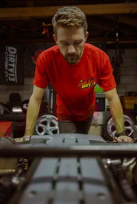 Image 2 of Red Down Bad Drift Tee