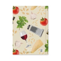 Image 3 of Artwork by Dave: The Tuscan Table Hardcover Journal  Matte Finish