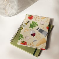 Image 5 of Artwork by Dave: The Tuscan Table Hardcover Journal  Matte Finish