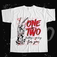 Halloween T-Shirt Freddy Hand "one, two"