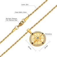 Image 4 of Explorer Navigator Chain Gold