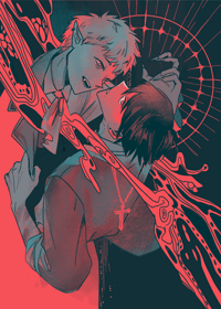 Image 2 of Vampire Priest Yoshikaru Riso Print