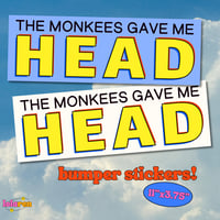 Image 5 of Blue Head 1968 Bumper Sticker