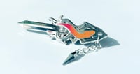 Image 2 of ffxiv viper enamel brooch
