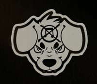 Image 2 of Anti Music Pup Sticker