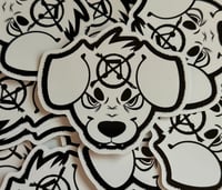 Image 1 of Anti Music Pup Sticker