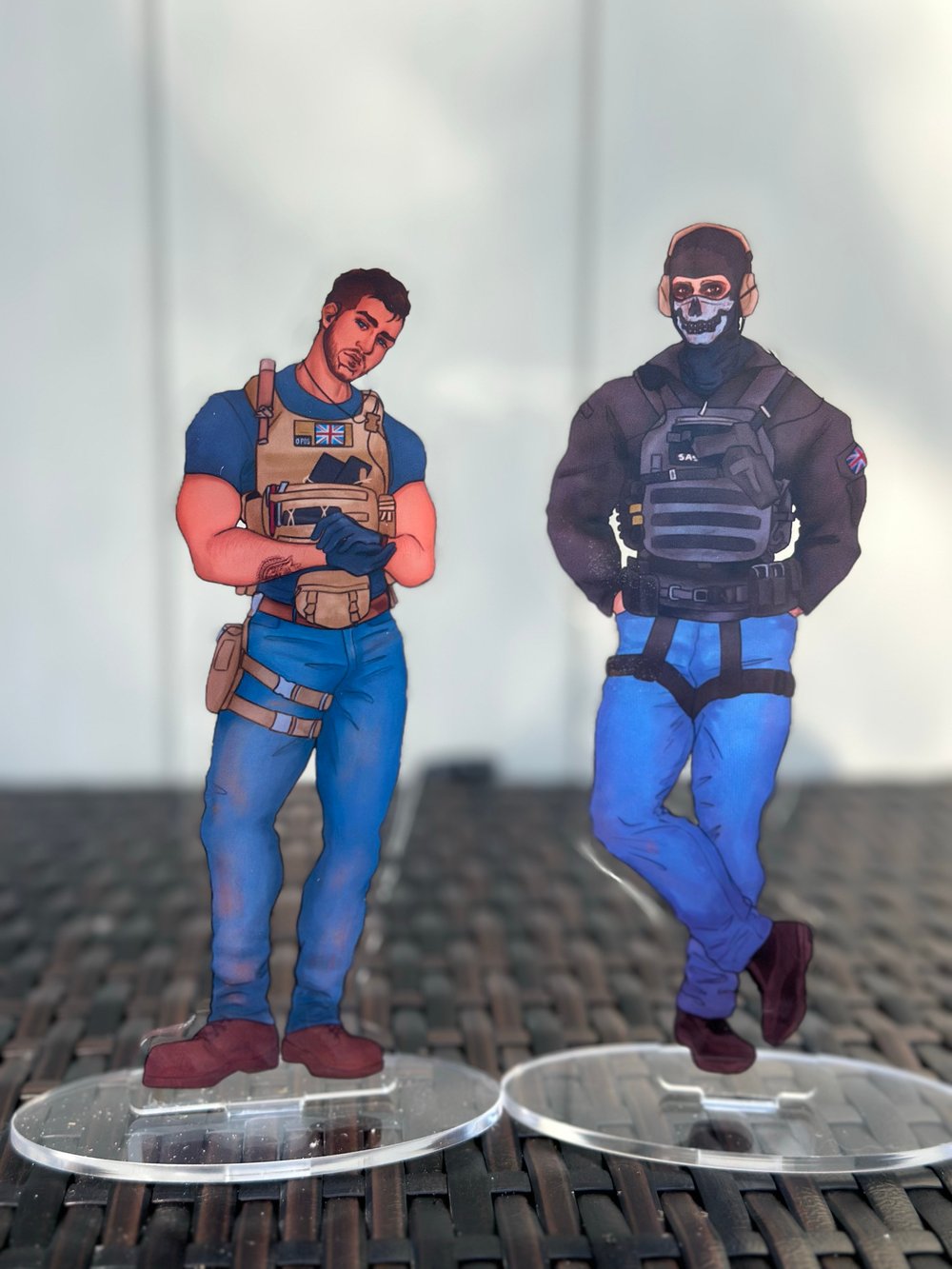 Image of (PRE-ORDER) TF141 Tac Gear Acrylic Standees 7" 