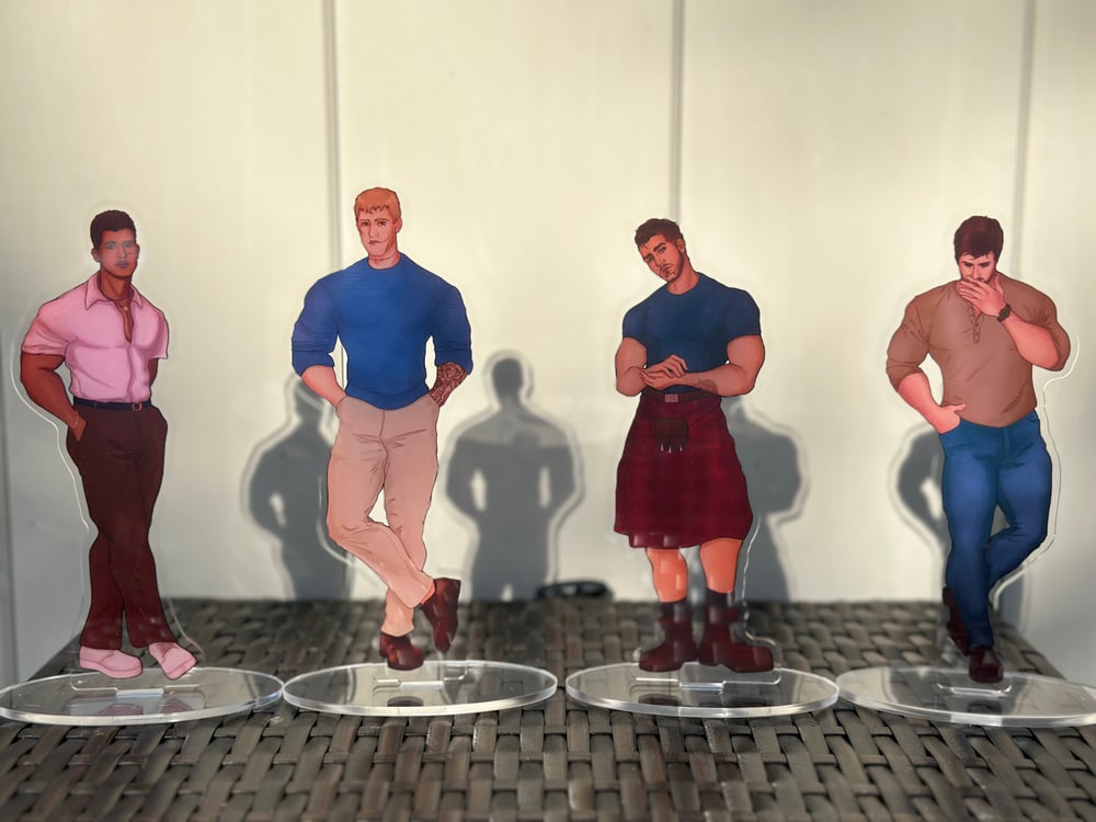 Image of (PRE-ORDER) TF141 Casual Acrylic Standees 7" 