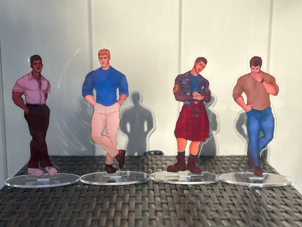 Image of (PRE-ORDER) TF141 Casual Acrylic Standees 7" 