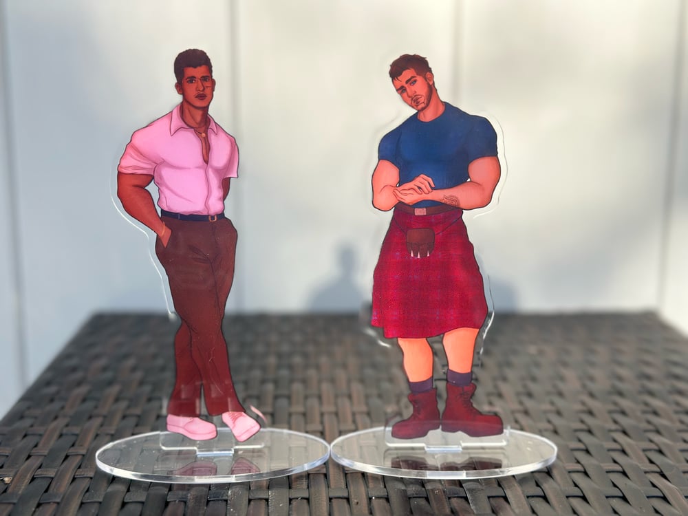 Image of (PRE-ORDER) TF141 Casual Acrylic Standees 7" 