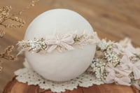 Image 1 of Fuzzy Cotton Tieback 3