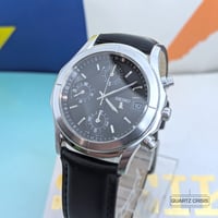Image 3 of 2002 Seiko Lukia Black Dial Quartz Chronograph Wristwatch (7T92-0Bn0)