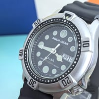 Image 4 of 1989 Alba/Seiko Aqua Gear Black Dial Quartz Diver (V346-6a00)