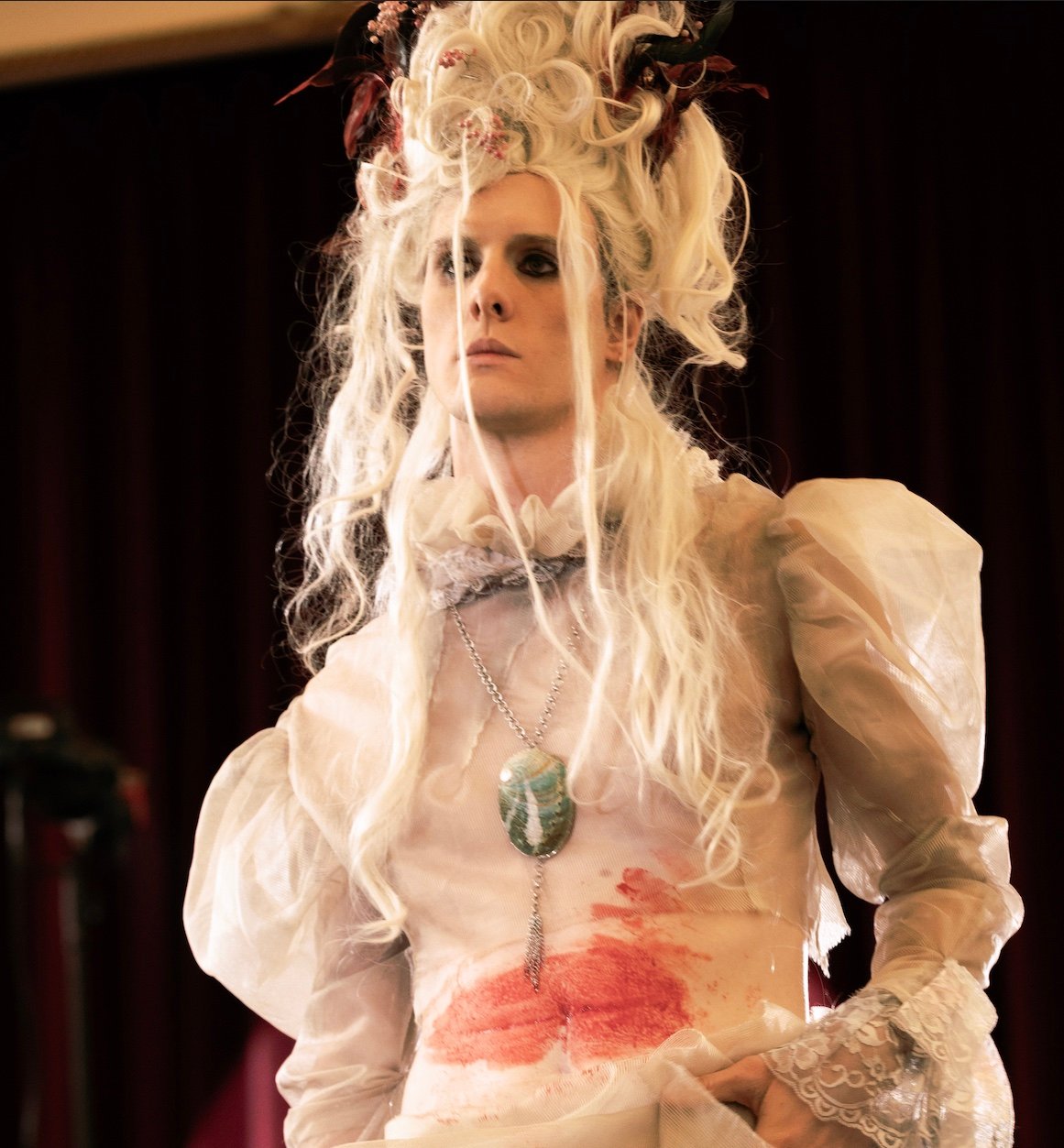 Image of Mother of Pearl Drop Necklace