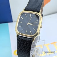 Image 3 of 1985 Seiko Quartz 'Tank' Art Deco Gold Dress Watch (7431-5440)
