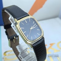 Image 4 of 1985 Seiko Quartz 'Tank' Art Deco Gold Dress Watch (7431-5440)