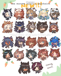 Image 2 of Uma Musume Keychains