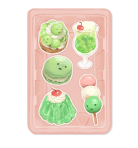 Smiski Pastries Sticker Sheet