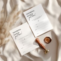 Image 2 of Nothing Fancy Just Love  - DIY Fill In Yourself Invitations 