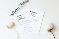 Image 4 of Nothing Fancy Just Love  - DIY Fill In Yourself Invitations 