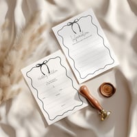 Image 1 of Love Bow - DIY Fill In Yourself Invitations 