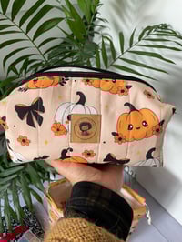 Image 1 of  Trousse pour petits projets tricots ou accessoires: Citrouilles mignonnes