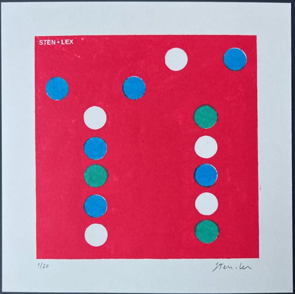 Image of STEN • LEX, ECLIPSE I, STAMP EDITION of 20, 2025.