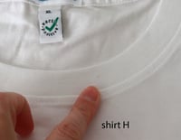 Image 10 of Men's Love Feta T-Shirt - White - SECONDS