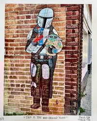 This is the way around town print