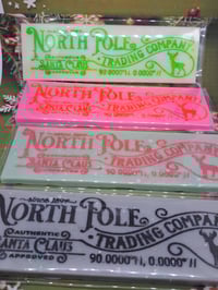 North Pole Large Ticket