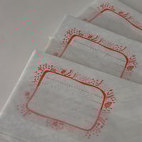 Image 2 of Hand Printed Envelopes - Pack of 10.