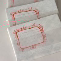 Image 1 of Hand Printed Envelopes - Pack of 10.