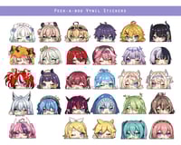 Image 2 of Vtubers Vocaloid Peek-a-boo stickers