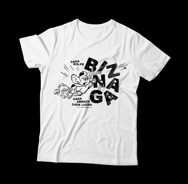 Camiseta 'Ratone' en color blanco