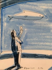 Image 2 of A5 Aquarium giclee