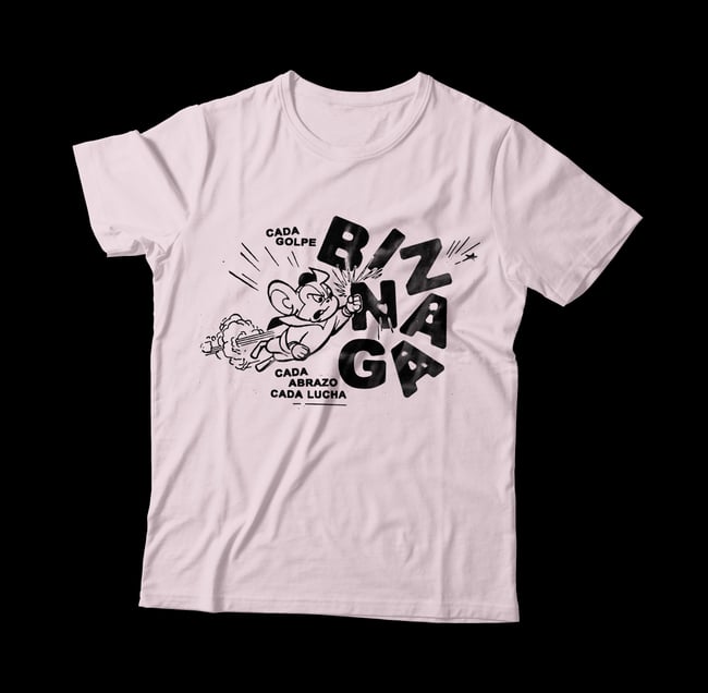 Camiseta 'Ratone' en rosa palo