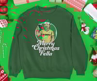 Merry Christmas Fella (Bottle Green Sweatshirt)