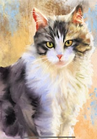 Image 5 of Framed custom pet  portrait 