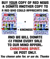 Buy your new RedNews + donate a 2nd copy to another Red (and help MIND) UK only