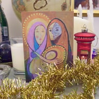 Image 2 of Pack of 5 Christmas Cards - Christmas Family