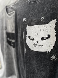 Image 2 of Strange Smile - Kézzel nyomott póló / Handprinted - acid washed