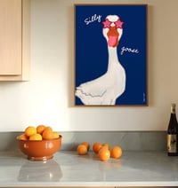 SAMPLE SALE Silly Goose print